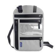 Multi-Functional Travel Passport Document Bag Protective Case Cover Holder - Grey V528-DOCUMENT-BAG-GREY-186059