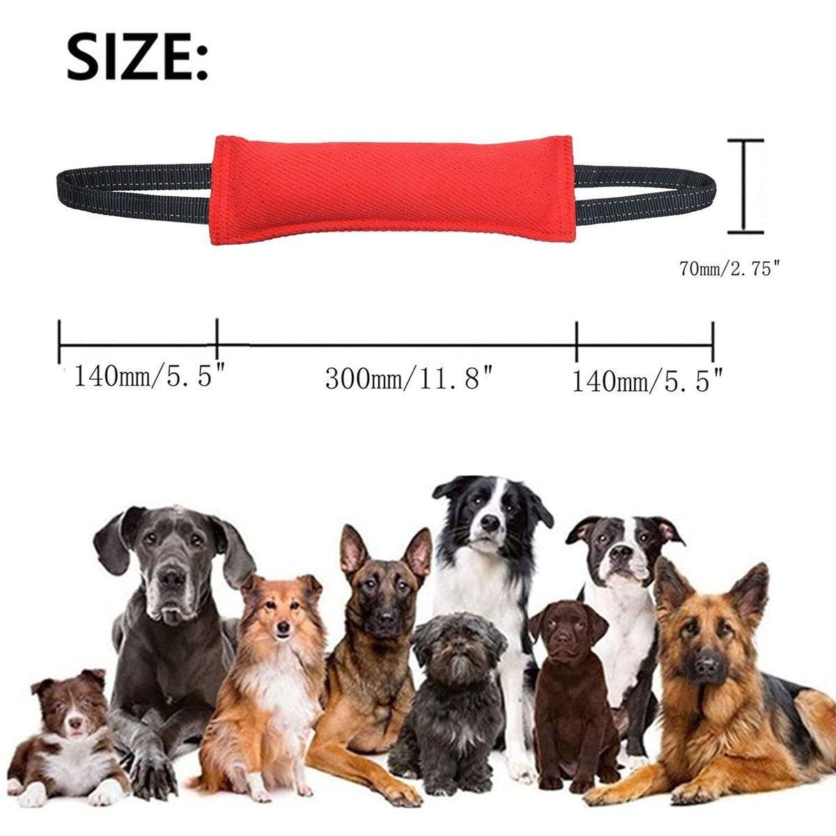 Cloth Bite Stick Teether Dog Training Bite Stick Durable Chew Toy for Pets V528-DOG-BAG-2PCS-252001
