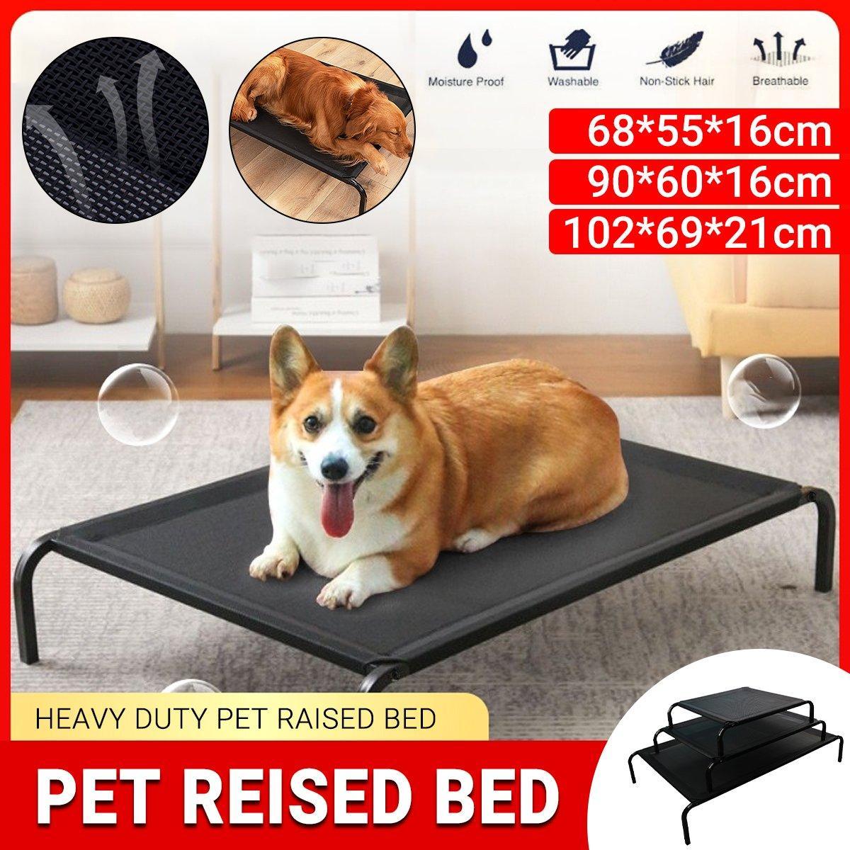 Heavy Duty Pet Raised Bed Elevated Trampoline Hammock Cat Dog Raised Deluxe - Replacement Mesh-L V528-DOG-BED-MESH-L-319154