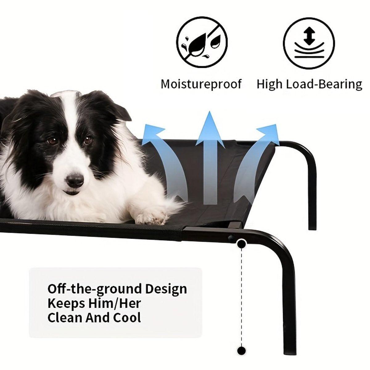 Heavy Duty Pet Raised Bed Elevated Trampoline Hammock Cat Dog Raised Deluxe - Replacement Mesh-L V528-DOG-BED-MESH-L-319154