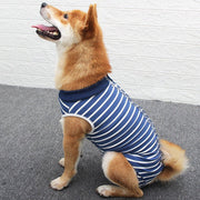 Dog Recovery Suit Anti-Lick Wound Protector Pet Clothing Post-Surgery Belly - Stripes-XL V528-DOG-CLOTHES-STRIPES-XL-520779