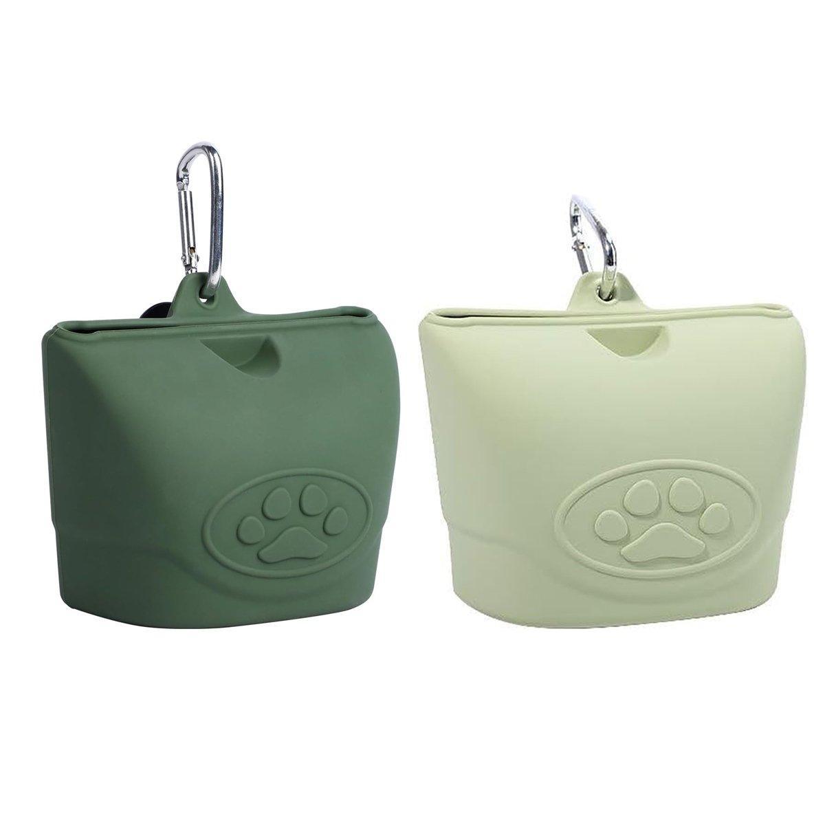Portable Dog Food Bag Outdoor Walking Travel Feeding Pouch Pet Supplies - Dark Green V528-DOG-FOOD-PACK-OLIVE-881854