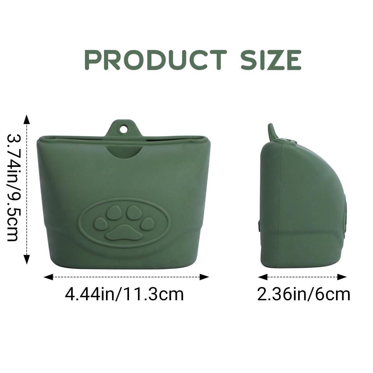 Portable Dog Food Bag Outdoor Walking Travel Feeding Pouch Pet Supplies - Dark Green V528-DOG-FOOD-PACK-OLIVE-881854