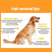 Pet Hair Removal Brush Deshedding Tool for Cats Dogs Grooming Comb Fur Remover - Yellow V528-DOG-HAIR-REMOVER-YELLOW-CM-821135