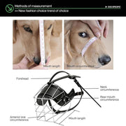 Anti Bite Anti Bark Dog Muzzle Mouthguard Adjustable for Small Medium Large Dogs - Brown-M V528-DOG-MUZZLE-BROWN-M-829070