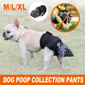 Dog Pet Portable Poop Collection Pants Outing Physiological Pants with Poop Bag - M V528-DOG-OUTING-PANTS-M-574393
