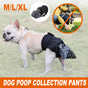 Dog Pet Portable Poop Collection Pants Outing Physiological Pants with Poop Bag - M V528-DOG-OUTING-PANTS-M-574393
