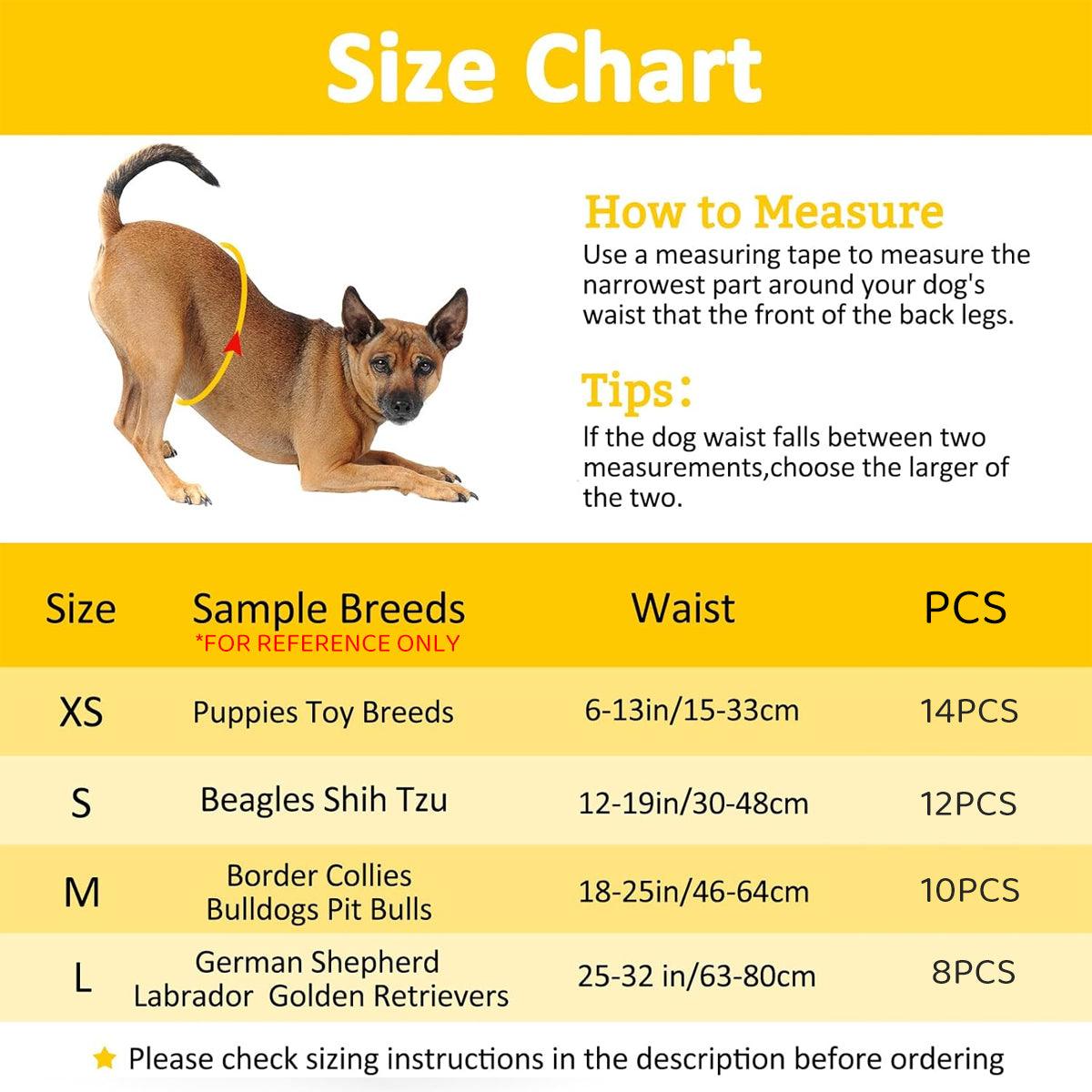 Male Dog Diapers Physiological Pants for Dogs Leakproof Diaper Pants Male Pets - XS-14PCS V528-DOG-PAPER-DIAPER-XS-563243