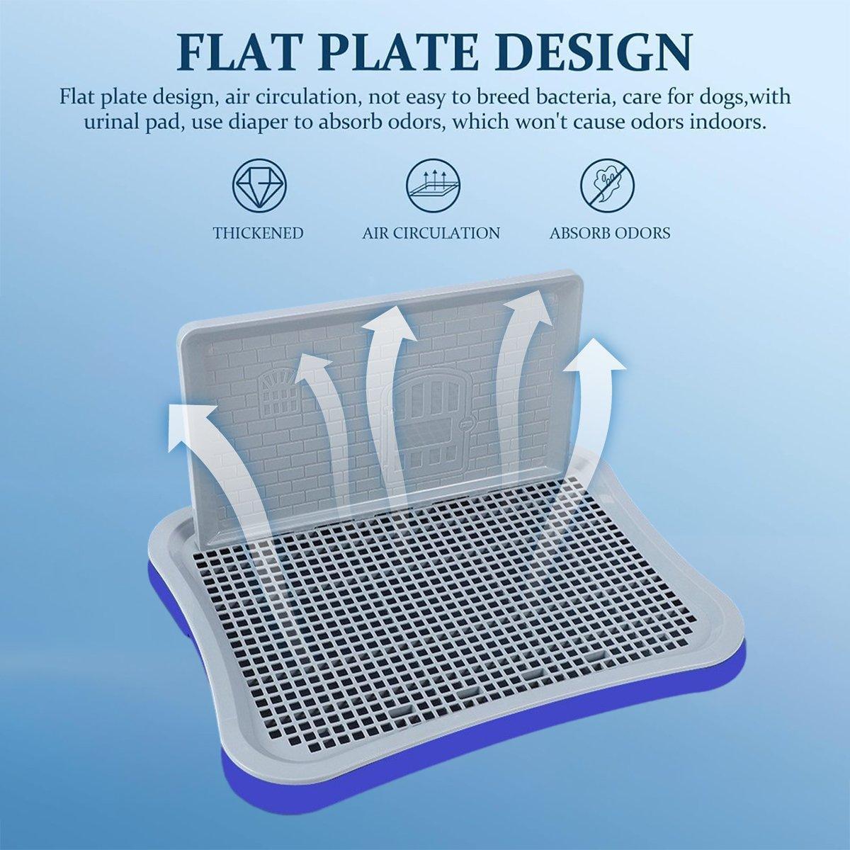 Pet Potty Training Pad Small And Medium-sized Dog Toilet Urinal Pee Tray - White V528-DOG-POTTY-WHITE-215268