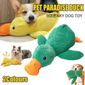 Plush Cartoon Duck Dog Toy Interactive Squeaky Pet Toy Durable Fun Chew Toy - Green V528-DOG-TOY-GREEN-427547