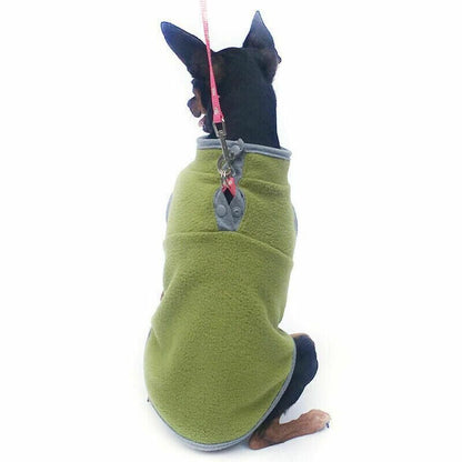 XL Pet Dog Puppy Winter Warm Fleece Jumper Vest Coat Jacket Apparel Clothes - Pink V528-DOGCLOTHING-PURPLE-L-89543