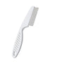 1PC Small Fine Toothed Flea Flee Metal Nit Head Hair Lice Comb with Handle - White V528-DOGCOMB-WHITE-SMALL-31865