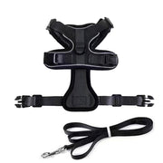Adjustable Pet Harness and Leash Set for Cat Dog Escape Proof Reflective Vest - S V528-DOGHARNESSLEASH-S-682230