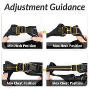 Adjustable Pet Harness and Leash Set for Cat Dog Escape Proof Reflective Vest - S V528-DOGHARNESSLEASH-S-682230