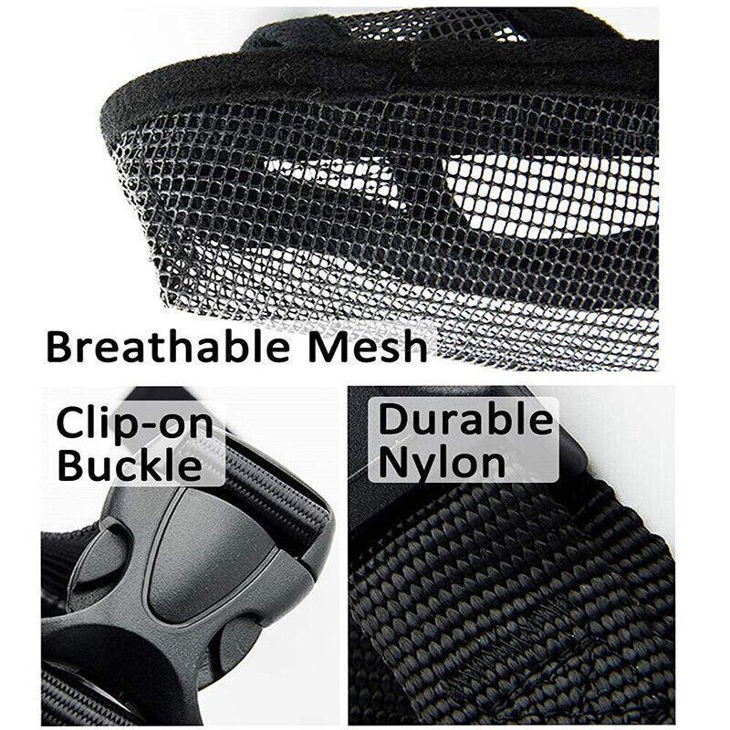Adjustable XXS Size Pet Dog Mask Mouth Muzzle Anti Barking Bite Stop Chewing Mask - Beige V528-DOGMUZZLE-BEIGE-S-37493