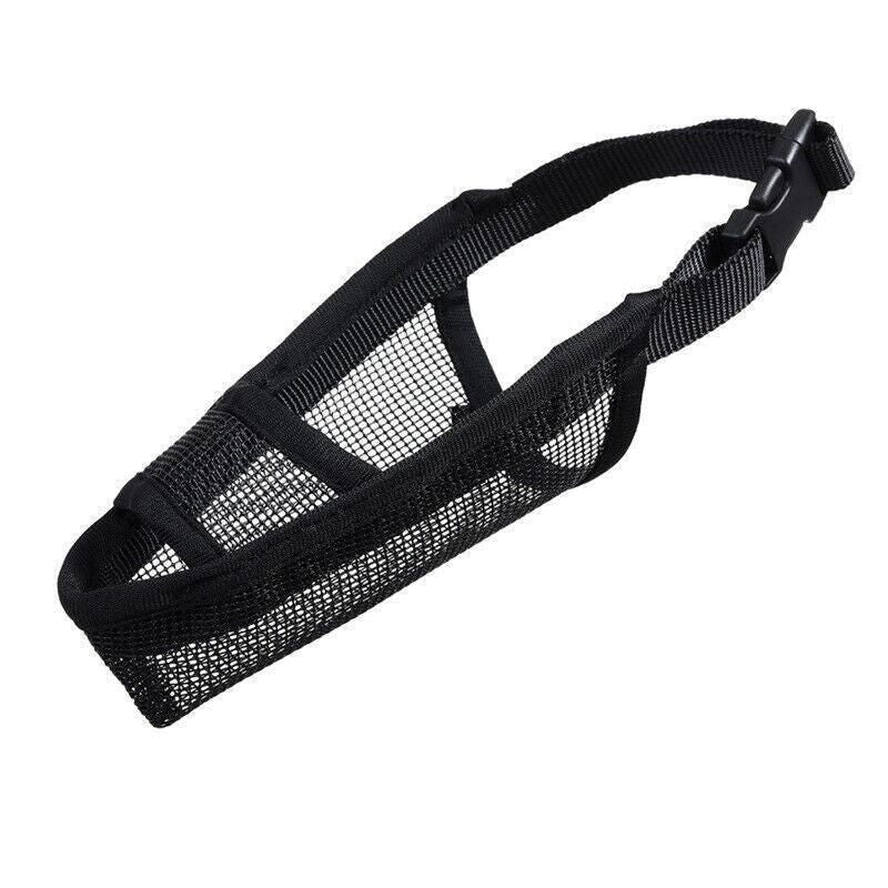 Adjustable XL Size Pet Dog Mask Mouth Muzzle Anti Barking Bite Stop Chewing Mask - Black V528-DOGMUZZLE-BLACK-L-85334