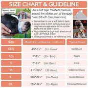 Adjustable XL Size Pet Dog Mask Mouth Muzzle Anti Barking Bite Stop Chewing Mask - Black V528-DOGMUZZLE-BLACK-L-85334