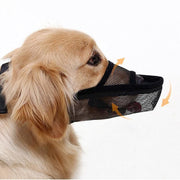 Adjustable XL Size Pet Dog Mask Mouth Muzzle Anti Barking Bite Stop Chewing Mask - Black V528-DOGMUZZLE-BLACK-L-85334