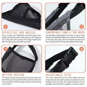 Adjustable XXS Size Pet Dog Mask Mouth Muzzle Anti Barking Bite Stop Chewing Mask - Black V528-DOGMUZZLE-BLACK-S-50860