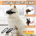 Adjustable XS Size Pet Dog Mask Mouth Muzzle Anti Barking Bite Stop Chewing Mask - Black V528-DOGMUZZLE-BLACK-S-51484