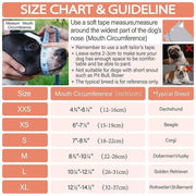 Adjustable XS Size Pet Dog Mask Mouth Muzzle Anti Barking Bite Stop Chewing Mask - Grey V528-DOGMUZZLE-GREY-S-55284