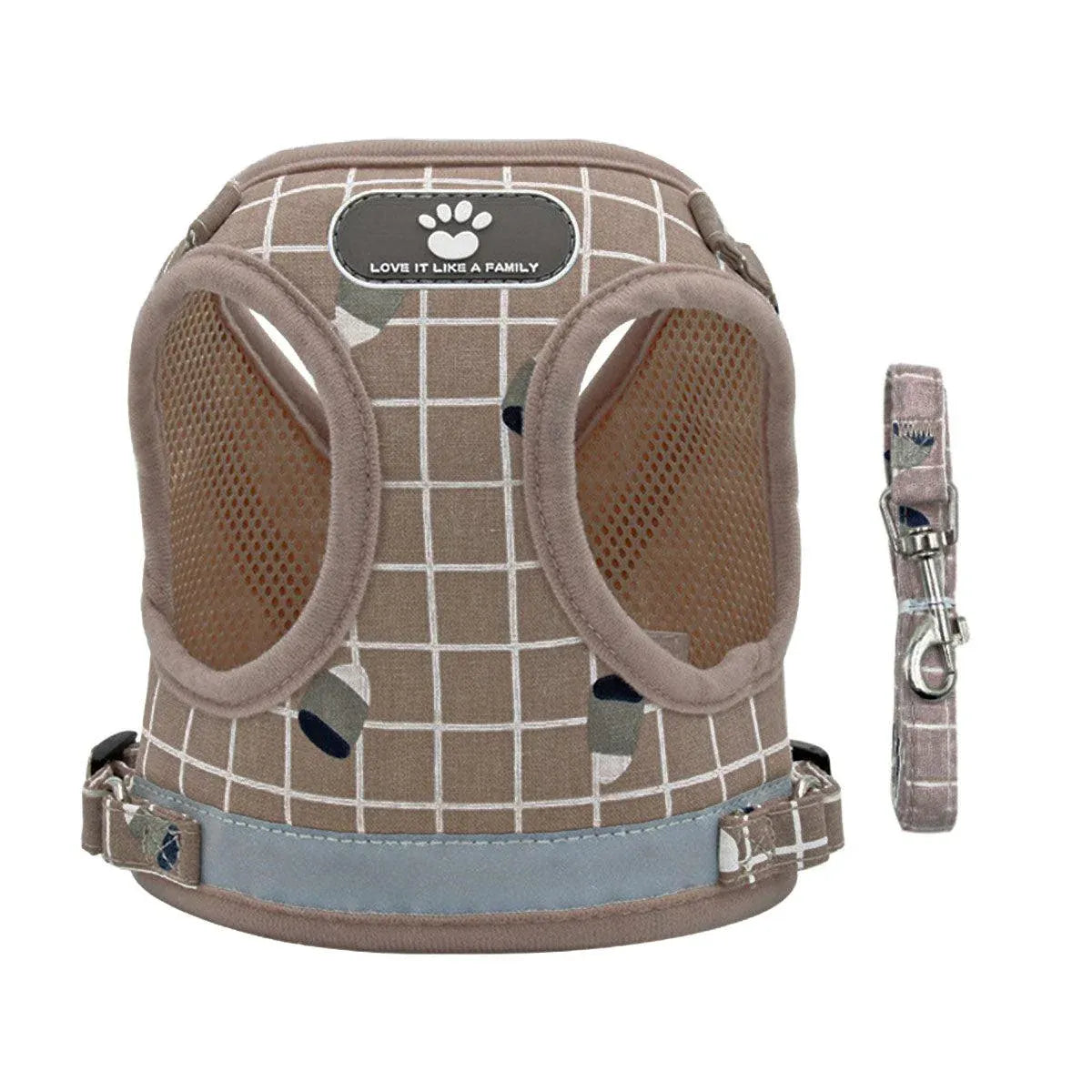 Pink Kitten Dog Cat Walking Harness Lead Leash Collar Pet Vest Mesh Adjustable - S V528-DOGROPE-PINK-S-70811