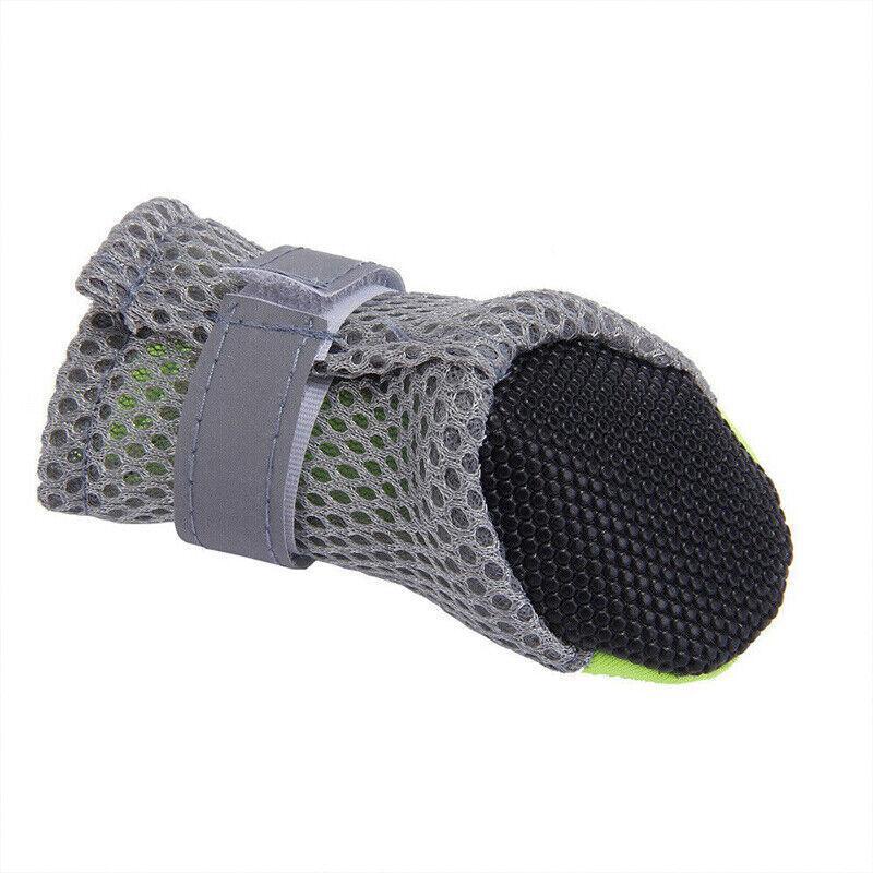 4Pcs XL Size Anti Slip Waterproof Protective Dog Shoes Rain Boots Pet Socks Booties - Red V528-DOGSHOE-RED-L-98945