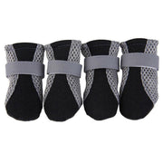 4Pcs XL Size Anti Slip Waterproof Protective Dog Shoes Rain Boots Pet Socks Booties - Red V528-DOGSHOE-RED-L-98945