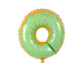 Donut Foil Balloon 75Cm Pink Green Spinkles Party Food Helium Quality Decoration - Green V528-DONUTFOILBALLOON-BLUE-822670