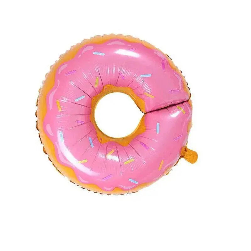 Donut Foil Balloon 75Cm Pink Green Spinkles Party Food Helium Quality Decoration - Green V528-DONUTFOILBALLOON-BLUE-822670