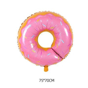 Donut Foil Balloon 75Cm Pink Green Spinkles Party Food Helium Quality Decoration - Green V528-DONUTFOILBALLOON-BLUE-822670