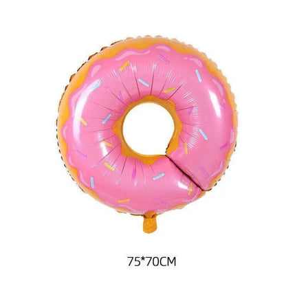 Donut Foil Balloon 75Cm Pink Green Spinkles Party Food Helium Quality Decoration - Green V528-DONUTFOILBALLOON-BLUE-822670