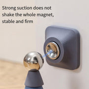 Silicone Silent Door Stopper with Suction Base and Secure Hold Catch Design - Blue V528-DOOR-BLUE-269350