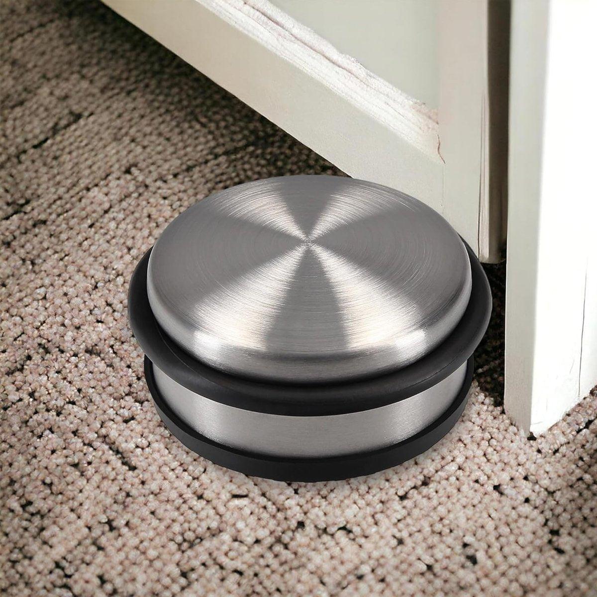 Solid Heavy Duty Rubber Door Stopper Windproof Noise Proof Door Wedge Non Slip V528-DOOR-JAMMER-100-45MM-917402