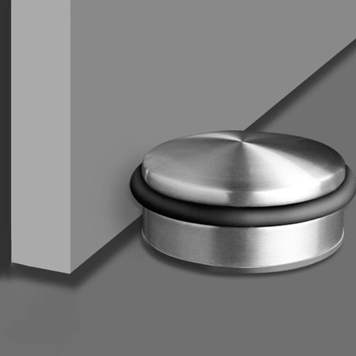 Solid Heavy Duty Rubber Door Stopper Windproof Noise Proof Door Wedge Non Slip V528-DOOR-JAMMER-100-45MM-917402
