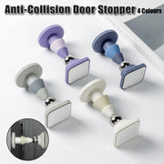 Silicone Silent Door Stopper with Suction Base and Secure Hold Catch Design - White V528-DOOR-WHITE-860670