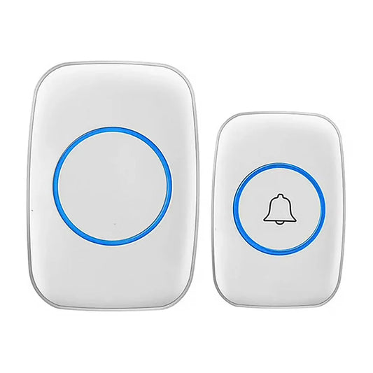 Wireless Doorbell Kit Home Call Button Remote Control White Waterproof Chime - White V528-DOORBELL-WHITE-727801
