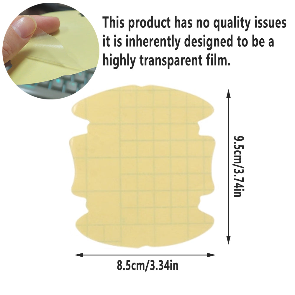 4Pcs Invisible Car Door Handle Films Protective Scratches Protector Accessories V528-DOORHANDLEFILMS-4PCS-961275