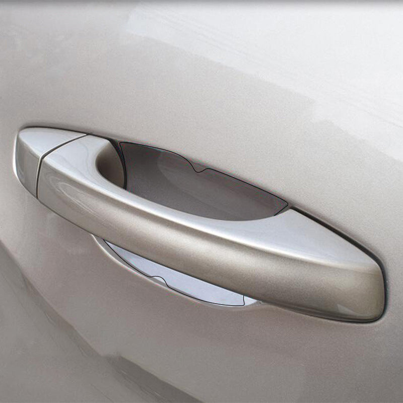 4Pcs Invisible Car Door Handle Films Protective Scratches Protector Accessories V528-DOORHANDLEFILMS-4PCS-961275