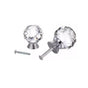 Crystal Glass Cabinet Knobs Drawer Pull Handles Cupboard Door Knob with Screws 10Pcs - 40mm V528-DOORKNOBS-40MM-10PCS-897410