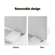 2Pcs Thick Rubber Wedge Door Stoppers Floor Carpet Heavy Duty Door Stop Security V528-DOORPLUG-2PCS-67723