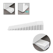 2Pcs Thick Rubber Wedge Door Stoppers Floor Carpet Heavy Duty Door Stop Security V528-DOORPLUG-2PCS-67723