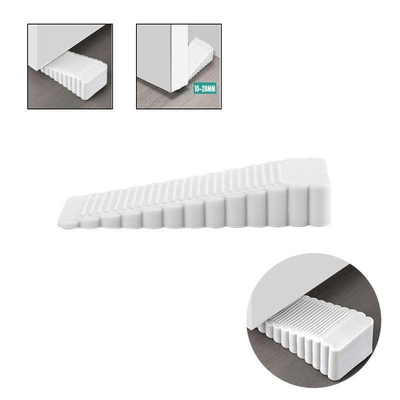 2Pcs Thick Rubber Wedge Door Stoppers Floor Carpet Heavy Duty Door Stop Security V528-DOORPLUG-2PCS-67723