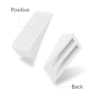 2Pcs Thick Rubber Wedge Door Stoppers Floor Carpet Heavy Duty Door Stop Security V528-DOORPLUG-2PCS-67723