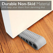 3Pcs Rubber Grip Wedge Door Stoppers Floor Carpet Heavy Duty Door Stop Security V528-DOORSTOPPER-3PCS-53117