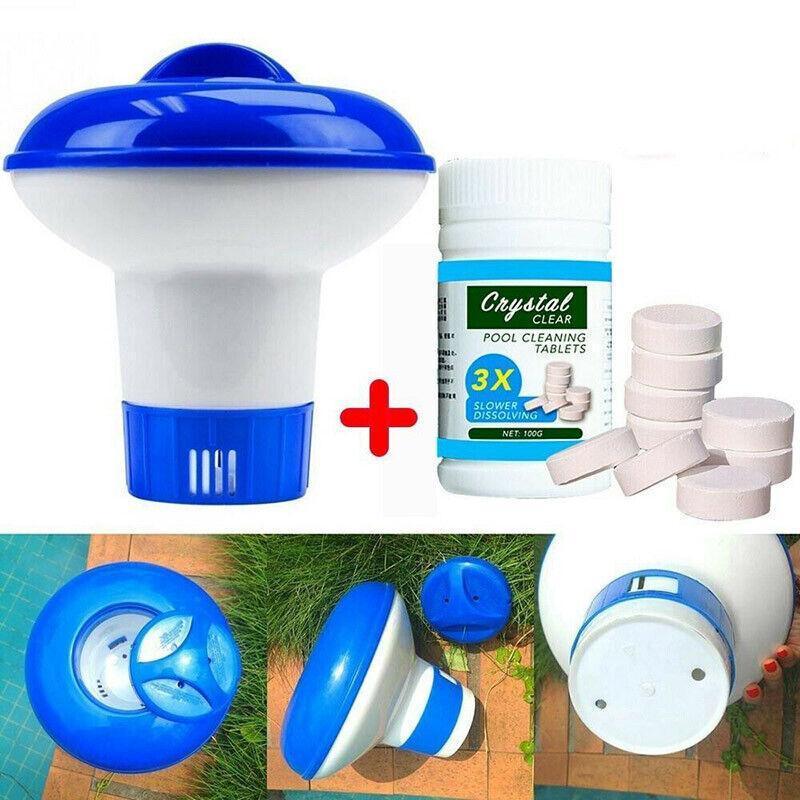 Pool Cleaning Tablets or Dispenser Floating Chlorine Hot Tub Chemical Cleaner - Only Dispenser V528-DOSINGDEVICE-14131