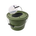 Portable Double Live Fish Bucket Breathable Fish Storage Container for Fishing - M V528-DOUBLE-LAYER-FISH-BUCKET-M-387422