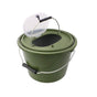 Portable Double Live Fish Bucket Breathable Fish Storage Container for Fishing - M V528-DOUBLE-LAYER-FISH-BUCKET-M-387422