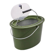 Portable Double Live Fish Bucket Breathable Fish Storage Container for Fishing - S V528-DOUBLE-LAYER-FISH-BUCKET-S-680724
