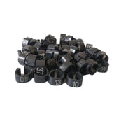 100X 001-100 Digital Numbered Bird Leg Band Rings Clip For Pigeon Parrot Poultry - Red V528-DOVE-FOOT-BRACELET-RD-100PCS-874126